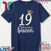 Born in 2001 My 19th Birthday Quarantine Queen Social Distancing Birthday 2020 Tee Shirts