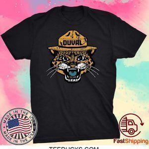 DUVAL SMOKEY THE JAGUAR SHIRT JACKSONVILLE JAGUARS TEE SHIRTS