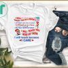 Dr Seuss I will teach you in a room here or there I will teach because I care shirt