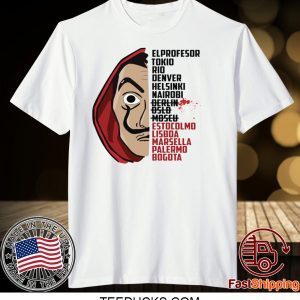 El Profesor Shiert Bella Ciao Tee Shirts