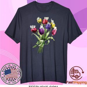 Elephant Tulip flowers Tee Shirts