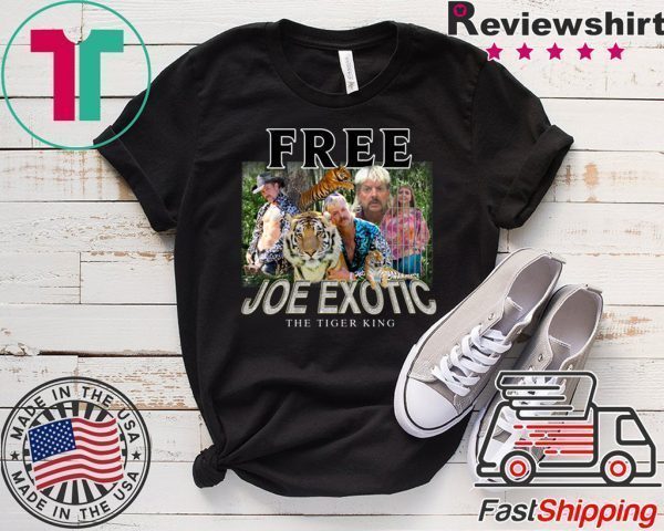 Free Joe Exotic The Tiger King carole baskin Men's T-Shirt