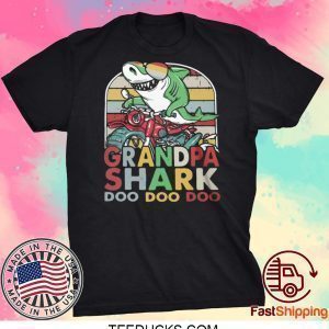 Grandfather Shark Doo Doo Doo Tee Shirts