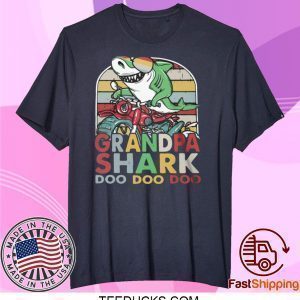 Grandfather Shark Doo Doo Doo Tee Shirts