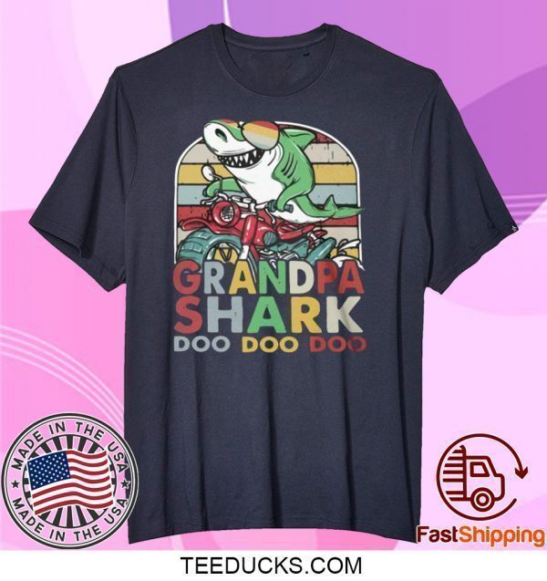 Grandfather Shark Doo Doo Doo Tee Shirts