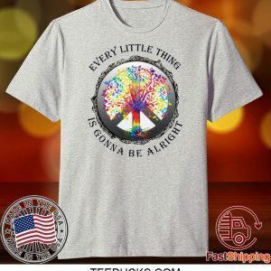 Hippie tree every little thing is gonna be alright Tee Shirts