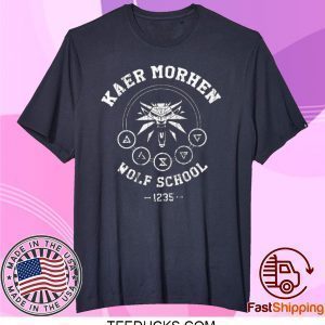 Kaer Morhen Wolf School Tee Shirts