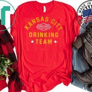 Kansas City Drinking Team Football Tee Shirts