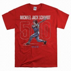 Michael Jack Schmidt 500 Philadelphia Tee Shirts