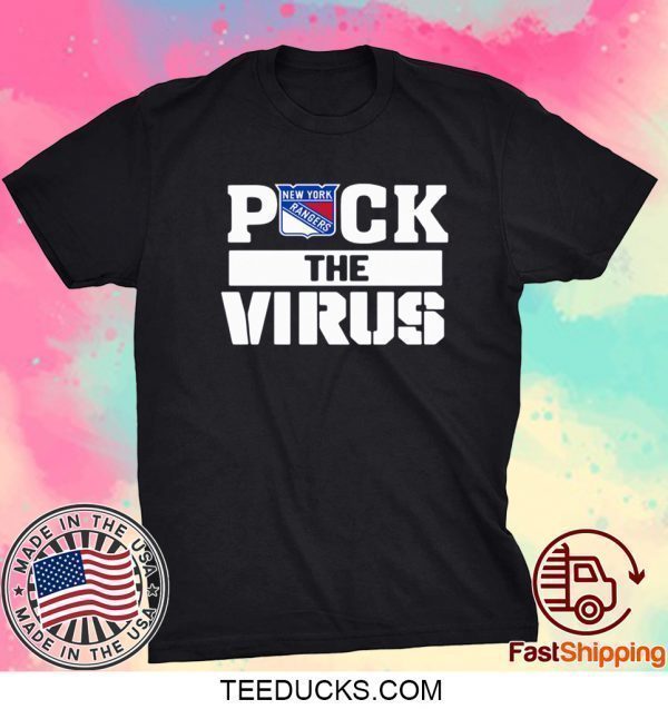 NEW YORK RANGERS PUCK THE VIRUS 2020 TEE SHIRT