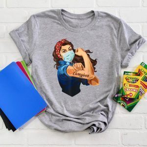 NURSE STRONG TATTOOS BANDANA STRONG WOMAN CAREGIVER COVID-19 TEE SHIRTS