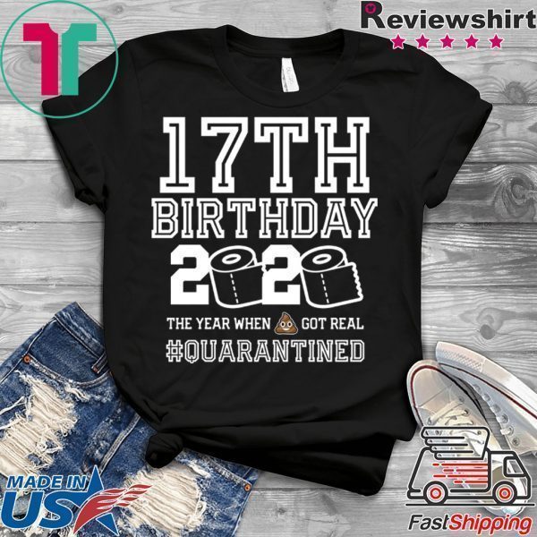 Quarantine Shirt, The One Where I Was Quarantined 2020 , 17th Birthday T-Shirt