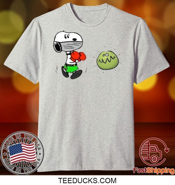 SNOOPY BOXING VIRUS CORONA TEE SHIRTS