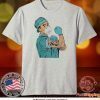Strong Doctor Mask Tattoos Nurse Tee Shirts