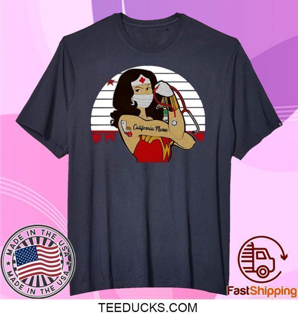 Strong Wonder Woman Tattoo Nurse Vintage Tee Shirts