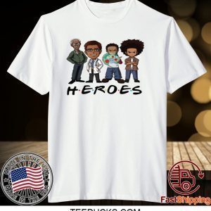 THE BOONDOCKS HEROES FRIENDS TEE SHIRTS