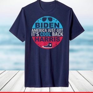 America Just Got It's Cool Back Biden Harris Retro Vintage T-Shirt