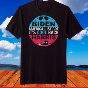 America Just Got It's Cool Back Biden Harris Retro Vintage T-Shirt