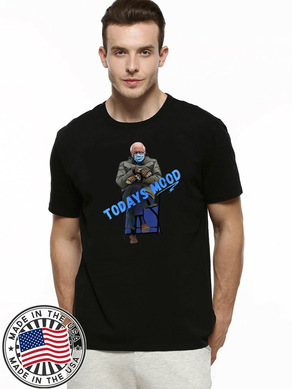 MOOD" Bernie Sanders inauguration meme design is perfect for anyone who wants to remember the 2021 inauguration T-Shirt (Copy)