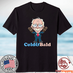 Bernie Sanders Mittens Inauguration Cold and Bald Comic Shirt