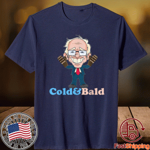 Bernie Sanders Mittens Inauguration Cold and Bald Comic Shirt