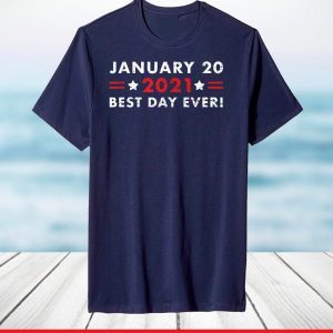 Biden Harris 2021 Inauguration Best Day Ever! Grunge Design T-Shirt