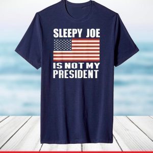 Biden is not my president 2021 Flag T-Shirt