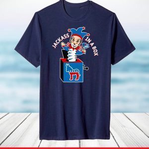 Donkey Biden Box Not My President Anti Biden Political Clown T-Shirt