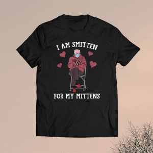 Funny Meme Mittens Bernie Sanders Mittens Valentines 2021 Shirt