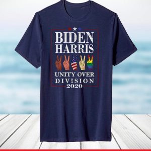 Inauguration 2021 Biden Harris Unity Over Division T-Shirt