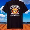Kansas City Chiefs Football 2021 Champions Black T-Shirt