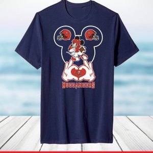 Love Tampa Bay Buccaneers Mickey Mouse,Tampa Bay Buccaneers,Love Buccaneers T-Shirt