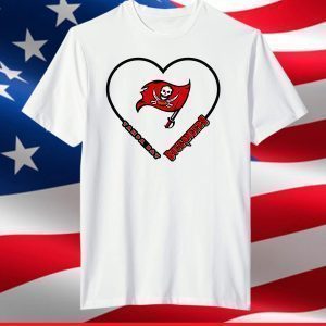 Tampa Bay Buccaneers Heart T-Shirt