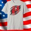 Tampa Bay Buccaneers Torn NFL,Buccaneers Football Team T-Shirt