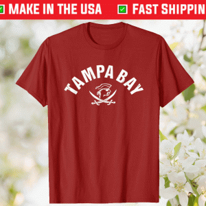 Vintage Red Tampa Bay Old School Pirate TB Cool Tampa Bay 2021 Shirt