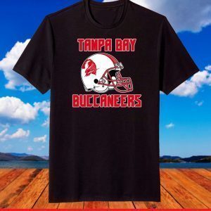 Vintage Red Tampa Bay Old School Pirate TB Cool Tampa Bay T-Shirt