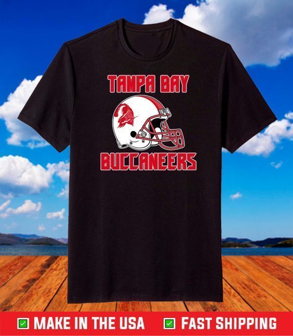 Vintage Red Tampa Bay Old School Pirate TB Cool Tampa Bay T-Shirt