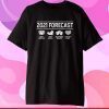2021 Forecast New Mom Dad Expecting Baby Announcement Gift T-Shirt