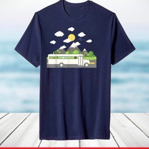 Ava and Iggy Go Camping in a Skoolie T-Shirt