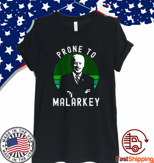 Biden St Patricks Day Shenanigans and Malarkey St Pattys T-Shirt