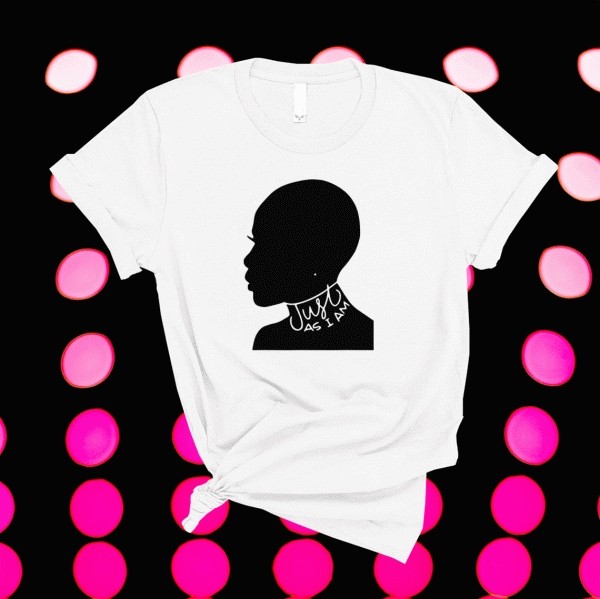 Black Woman Just As I Am African American Shirt