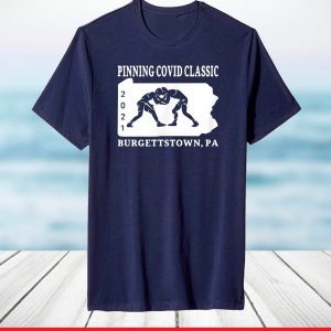 Burgettstown Classic Wrestling Tournament 2021 White Logo T-Shirt