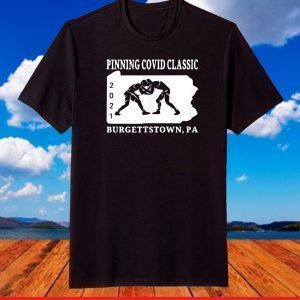 Burgettstown Classic Wrestling Tournament 2021 White Logo T-Shirt