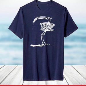 Disc Golf Basket Reaper Sickle T-Shirt