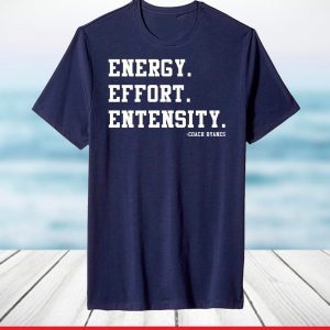 Energy effort entensity shirt