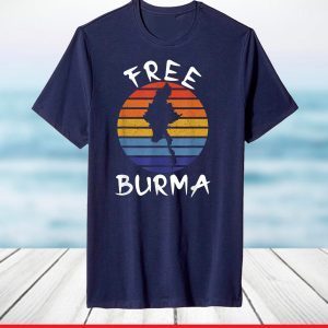 Free Burma Freedom for Myanmar and Burmese People T-Shirt