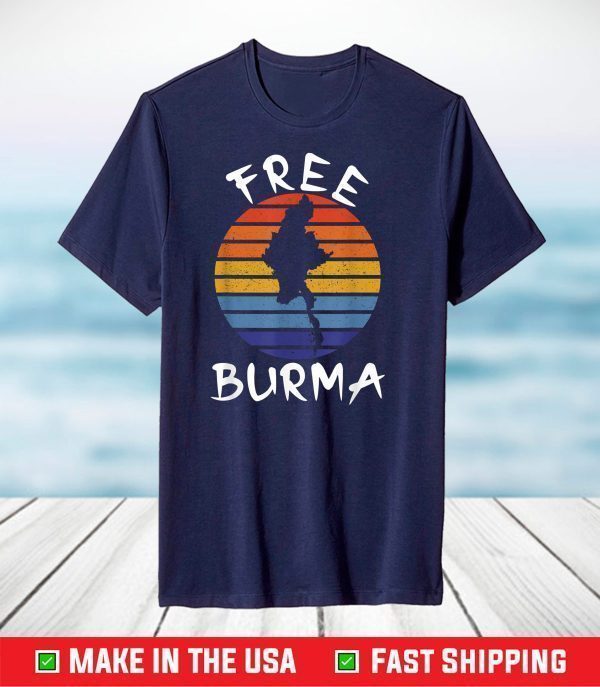 Free Burma Freedom for Myanmar and Burmese People T-Shirt