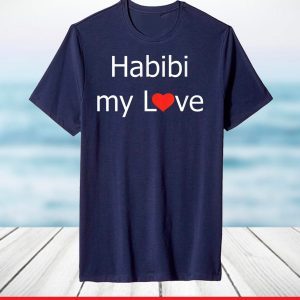 Habibi My Love Arabic English Script Shirt