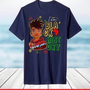 I Am The Strong African Boy Black History T-Shirt