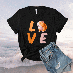 I Love Guinea Pigs Cute Gifts for Guinea Pig Lovers Animal Shirts